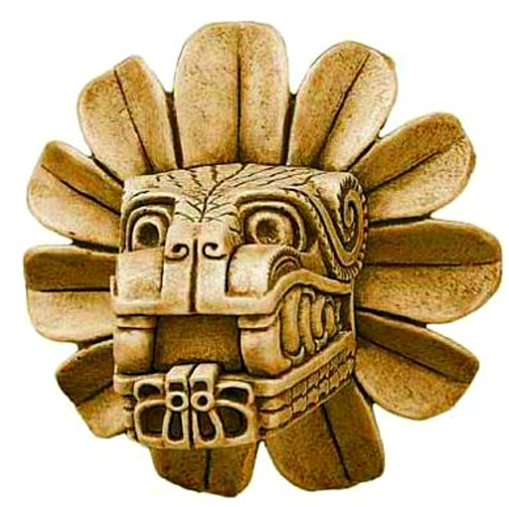 Feathered Serpent Head of Quetzalcoaltl - Pyramid